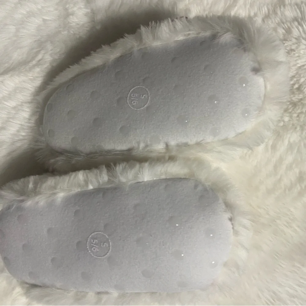 White Polar Bear Kids Slippers